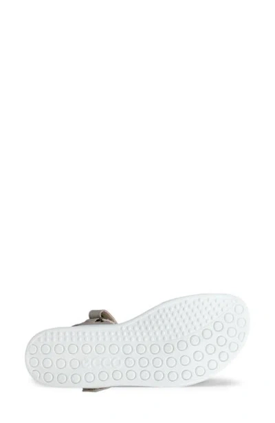 Ecco Soft Two Strap Sandal In White