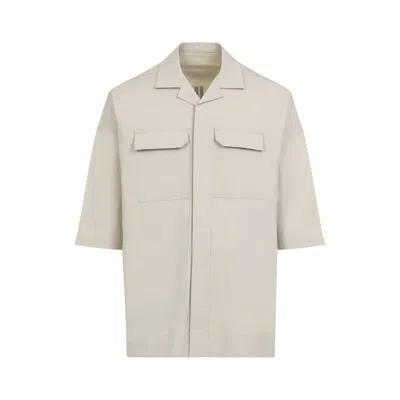Rick Owens Magnum Tommy Shirt In Neutral