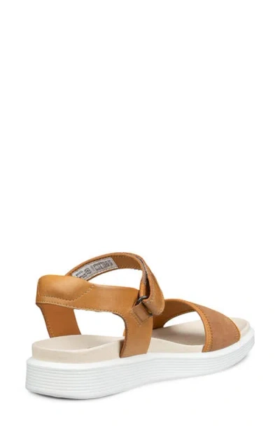 Ecco Soft Two Strap Sandal In Brown