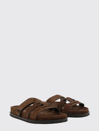 Tory Burch Ines Suede Triple-band Sport Mule Sandals In Multi