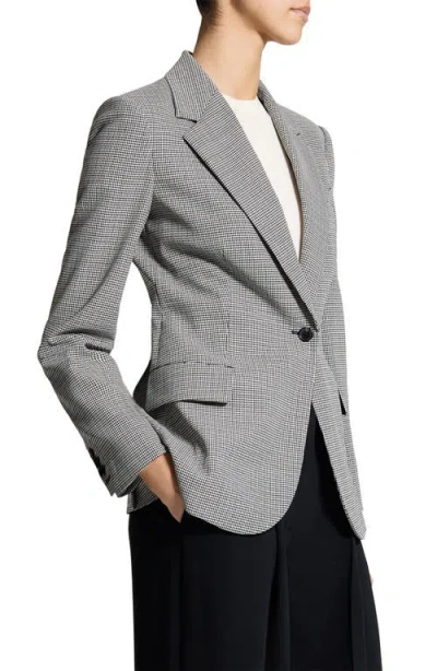 Theory Lynnia Blazer In Sleek Flannel In Gray