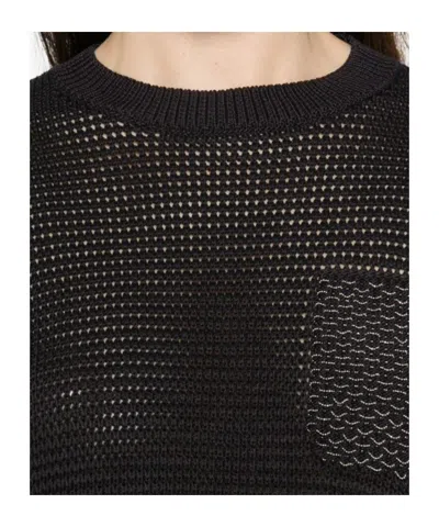 Peserico Crew Neck Pullover In Multi