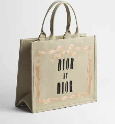 Dior Double-handle Shoulder Bag In Sand