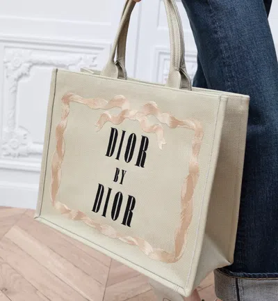 Dior Double-handle Shoulder Bag In Sand