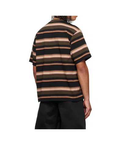 Sacai Multicolor Horizontal Stripe T-shirt In Multi
