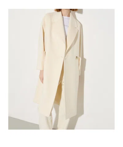 Maxco. Long-sleeved Coat In White