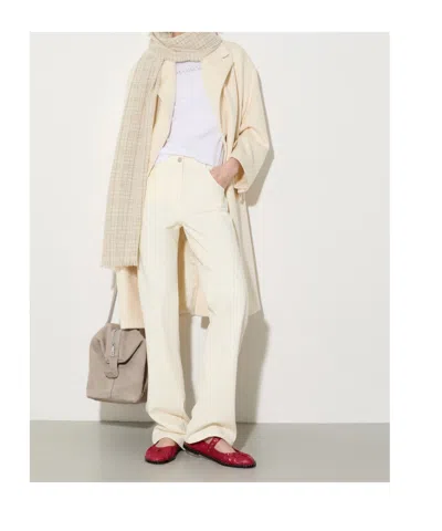 Maxco. Long-sleeved Coat In White