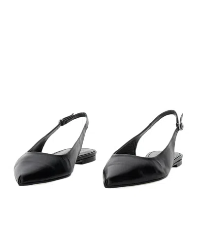 Aeyde Annora Pointed Flat Pumps In Black