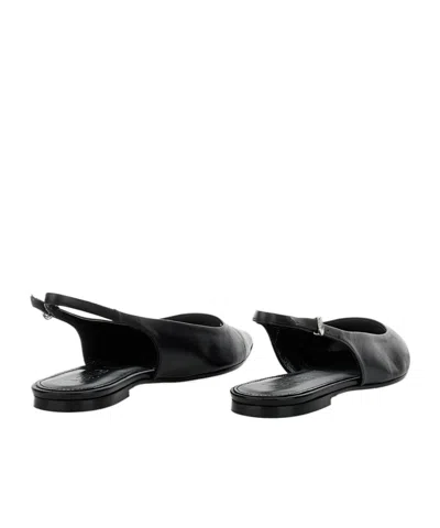 Aeyde Annora Pointed Flat Pumps In Black