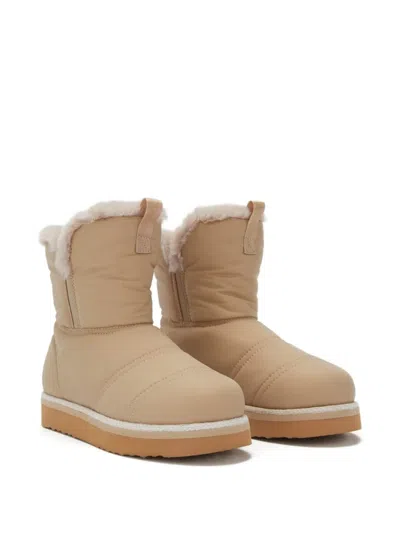 Odissi Rose Lined Elasticated Boot In Neutral