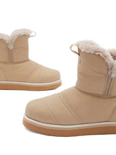 Odissi Rose Lined Elasticated Boot In Neutral