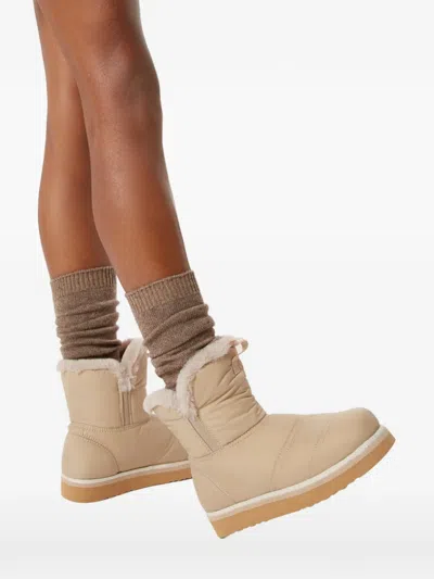 Odissi Rose Lined Elasticated Boot In Neutral