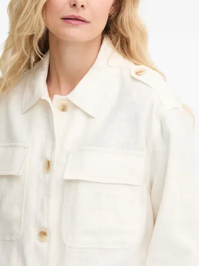 Mos Mosh Mmalfea Flap-pocket Jacket In White