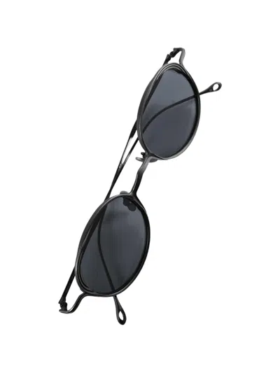 Rigards Round-frame Sunglasses In Black