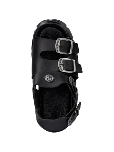 New Rock Buckle-strap Sandals In Multi