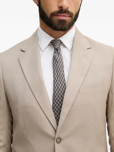 Lindberg Buttoned Suit In Neutral