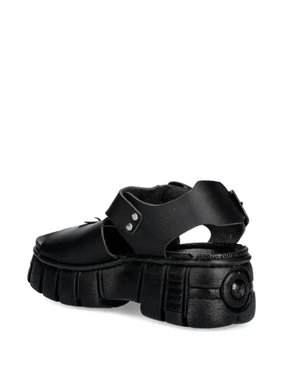 New Rock Buckle-strap Sandals In Multi