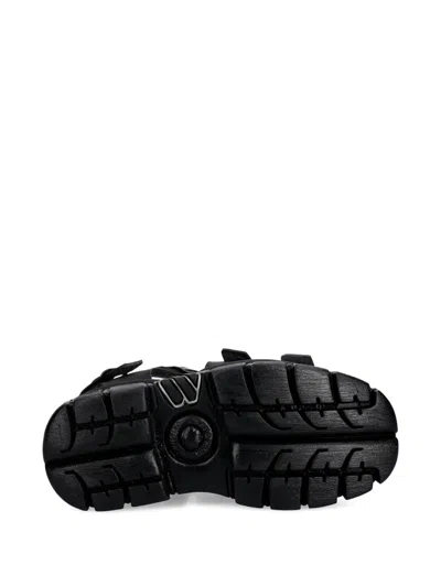 New Rock Buckle-strap Sandals In Multi