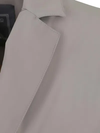 Herno Button Jacket In Neutral