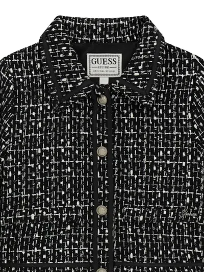Guess Button-fastening Jacket In Black