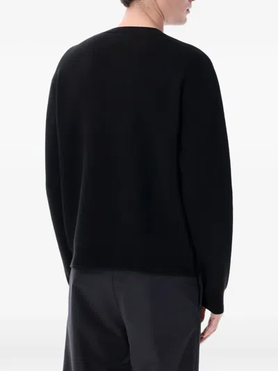 Berner Kuhl Boiled Wool Buttoned Cardigan In Black