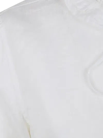 Aspesi Ruffled-collar Shirt In White