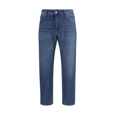 Pt Torino Belt Loop Jeans In Blue