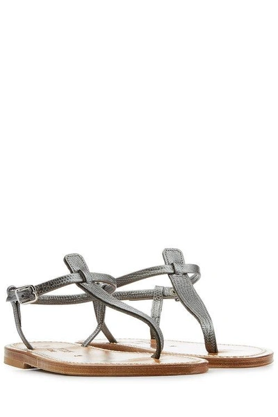 Kjacques Textured Leather Sandals