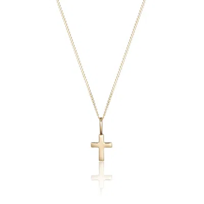 Lily & Roo Solid Gold Tiny Cross Necklace