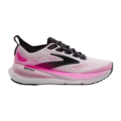 Brooks Glycerin Gts 23 White Pink Ss26 Women Shoes In Multi