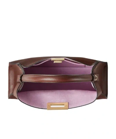 Fendi Brown Way Medium Shoulder Bag In Brown