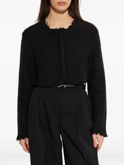 Jil Sander Long-sleeved Pullover In Black
