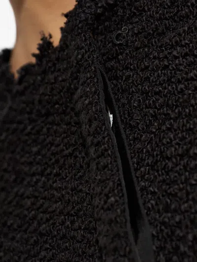 Jil Sander Long-sleeved Pullover In Black