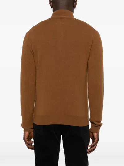 Gant Pullover Mit Reissverschluss In Brown