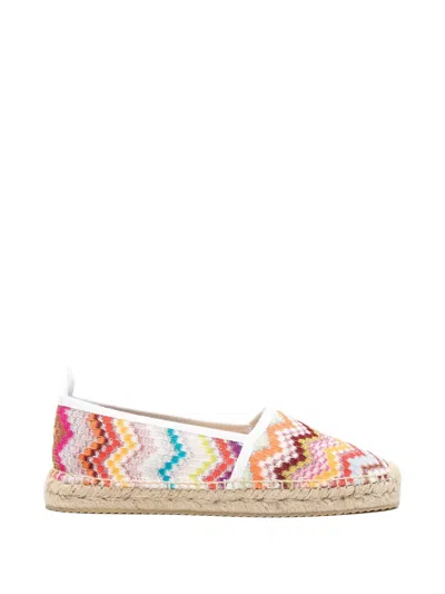 Missoni Chevron-pattern Espadrilles In Multi