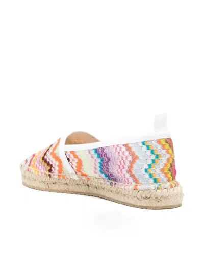 Missoni Chevron-pattern Espadrilles In Multi