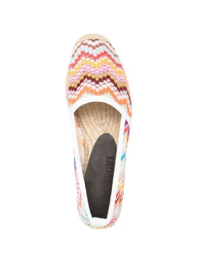 Missoni Chevron-pattern Espadrilles In Multi