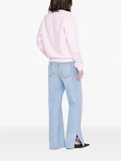 Anine Bing Spencer Sweatshirt In Pink