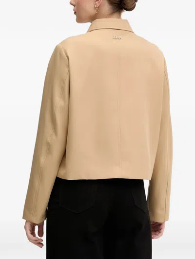 Joop Osane Collared Jacket In Neutral
