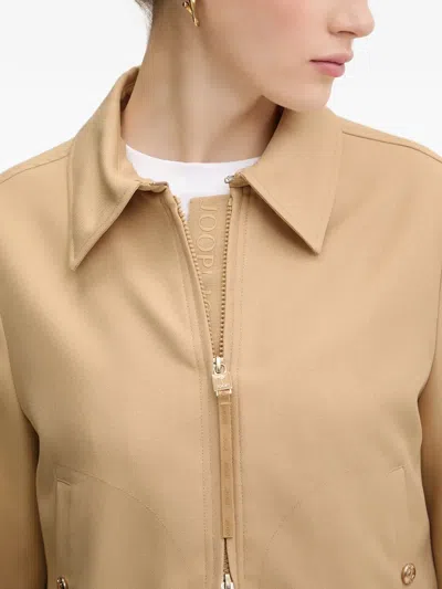 Joop Osane Collared Jacket In Neutral