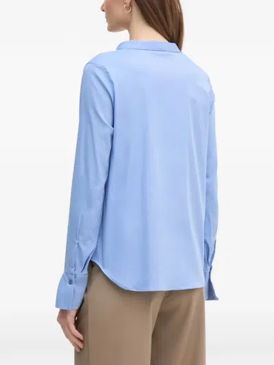Mos Mosh Mmmatthea Button-down Shirt In Blue