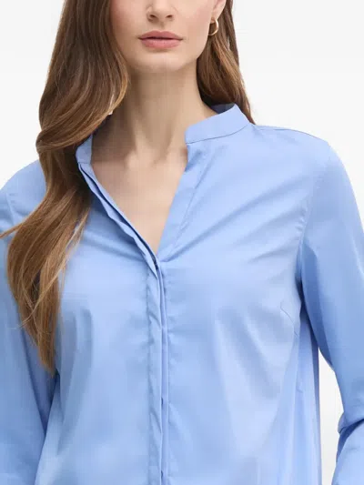 Mos Mosh Mmmatthea Button-down Shirt In Blue