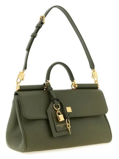 Dolce & Gabbana My Sicily Medium Handbag In Green