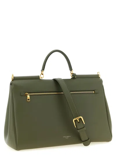 Dolce & Gabbana My Sicily Medium Handbag In Green