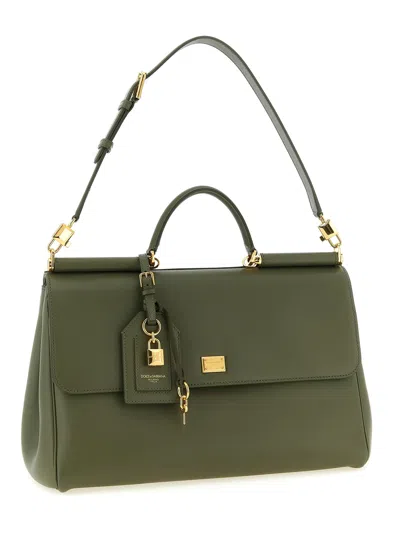 Dolce & Gabbana My Sicily Medium Handbag In Green