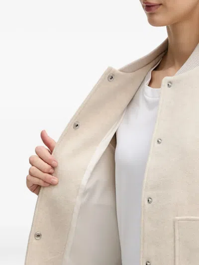 Ouí Button Pocket Jacket In Neutral