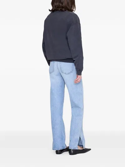 Anine Bing Vintage-inspired Graphic Eagle Sweatshirt In Blue