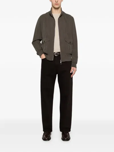 Montecore Flap-pocket Zipped Jacket In Brown