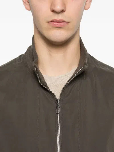 Montecore Flap-pocket Zipped Jacket In Brown