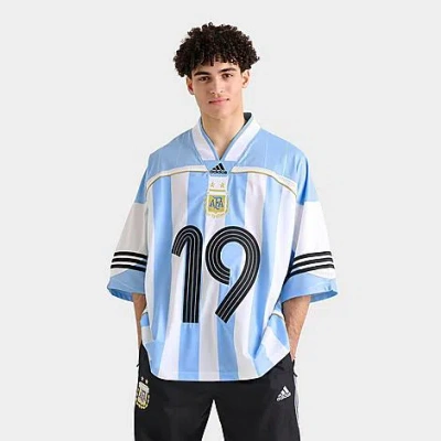 Adidas Originals Mens Adidas Bringback Remixed Argentina Jersey In Blue/white